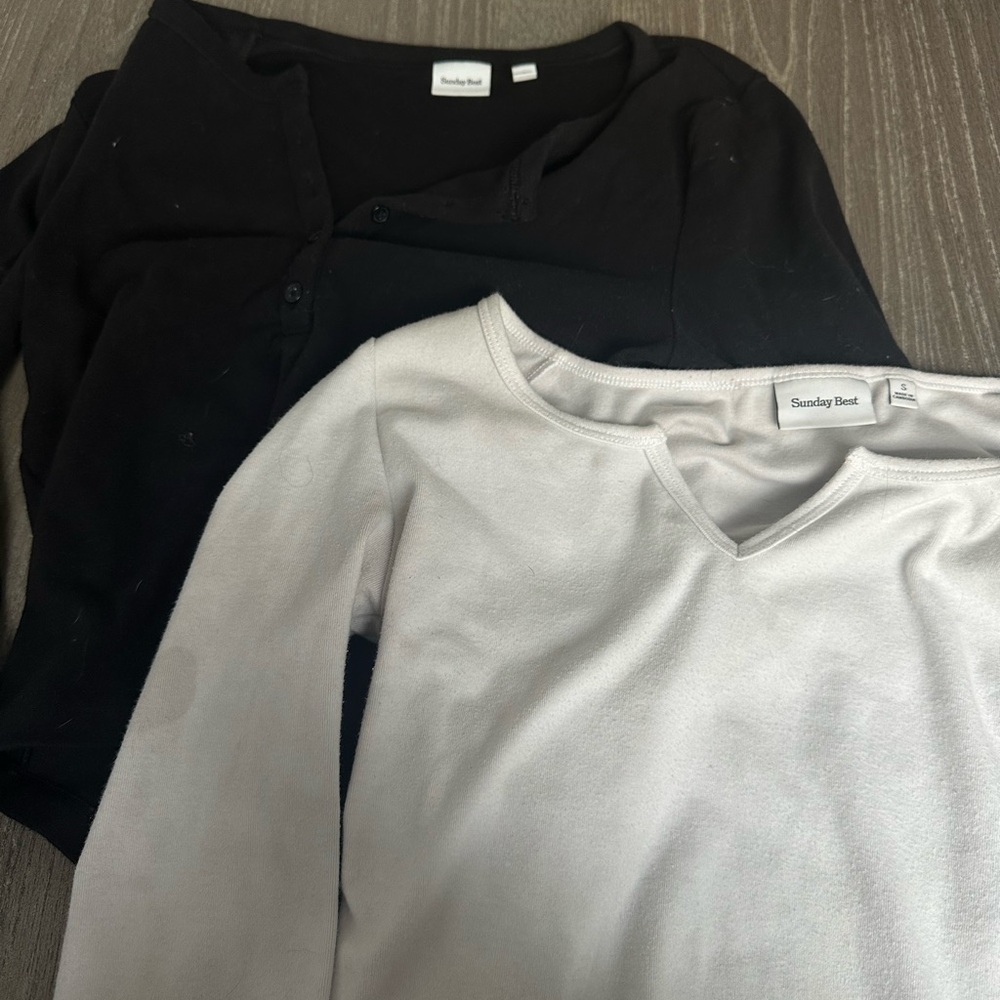 Sunday best shirts (aritzia)